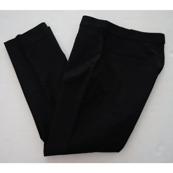 Banana Republic Women's Sz 14 Black Sloan Curvy Slim Fit Mid Rise Ankle Pants - Picture 9 of 9